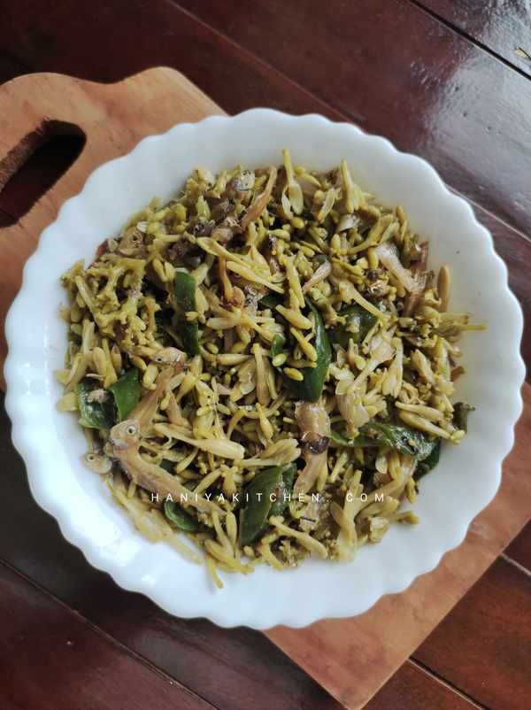 tumis bunga pepaya tidak pahit Tumis Bunga Pepaya Teri Cabai Hijau Tidak Pahit